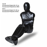 PU Leather Bondage Sleep Sack – BDSM Restraint Bag (M/L Sizes) | Unisex Fetish Gear